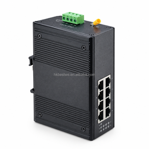 Commutateur Ethernet industriel non géré 8 ports, montage sur rail DIN, 10/100 Mbps, IEEE802.3AF/AT, IP40, PoE, commutateur réseau industriel - Product Image 5