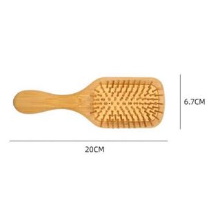 Cepillo para el Cabello de Bambú 100% Natural y Ecológico con Logotipo Personalizado, Masajea el Cuero Cabelludo, Antiestático, Desenreda el Cabello, para Baño - Product Image 2