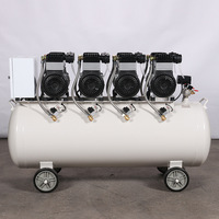 Compresseur d'air sans huile JUBA Hurricane 1600WX4 230L 8 cylindres à piston pour la fabrication