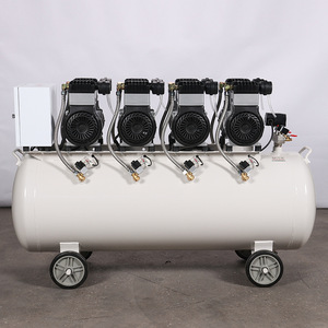 เครื่องอัดอากาศแบบไร้น้ำมัน JUBA Hurricane 1600WX4 ความจุ 230 ลิตร 8 สูบ แบบลูกสูบ สำหรับงานผลิต - Product Image 2