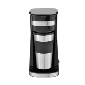 Düşük fiyat 700W 0.42L taşınabilir kahve Pod kullanımı kolay kahve makinesi Mini tek kupası damla kahve makinesi