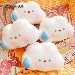 Most Popular PU Foam Cartoon Sweaty Cloud Shaped Venting Slow Rising Stress Reliever Squeeze Promotional Toy for <b>Kids</b> Adults - Product Image 2