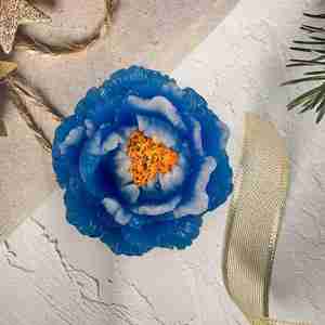 Fleur de pivoine de Luoyang en résine 3D écologique, souvenir créatif et personnalisé pour réfrigérateur, cadeau touristique de la ville - Product Image 1