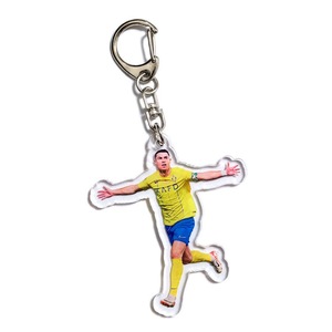 Porte-clés sportif en acrylique avec impression UV, modèle Yakelike YKL, souvenirs de football de Cristiano <span class=keywords><strong>Ronaldo</strong></span>, <span class=keywords><strong>Haaland</strong></span> et Neymar, fabriqué en Chine - Product Image 6