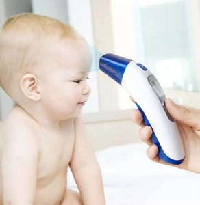 Yüksek doğruluk elektrik temassız insan vücudu ateş alın kızılötesi dijital termometre yetişkinler ve çocuklar için taşınabilir - Product Image 6