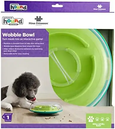 Wholesale Amazon hot sell Interactive Slow Feeding Bowl dog game Pet toy Slow Food Bowl