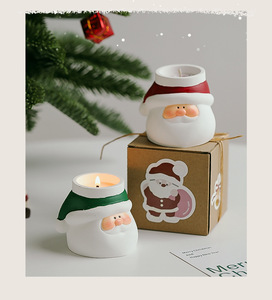 Décorations <span class=keywords><strong>de</strong></span> Noël, cadeaux <span class=keywords><strong>de</strong></span> vacances créatifs, tasses <span class=keywords><strong>de</strong></span> bougies parfumées du père Noël faites à la main, cire <span class=keywords><strong>de</strong></span> soja personnalisée - Product Image 4