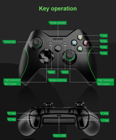 Manette de jeu sans fil manette de jeu manette de jeux sans fil à distance Compatible avec les accessoires de jeu Xbox One/S/X/Series X/S