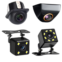 Caméra de recul de voiture HD CCD 4 LED pour vision nocturne, étanche IP68, grand angle 170°, universelle, réglable, branchement DC 12V pour voitures