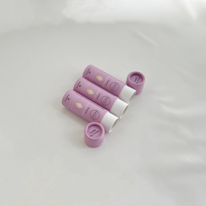 Emballage biodégradable, recyclable, écologique, fait main, personnalisé, vide, pour cosmétiques, baume à lèvres, déodorant, en kraft brun, effet délavé - Product Image 4