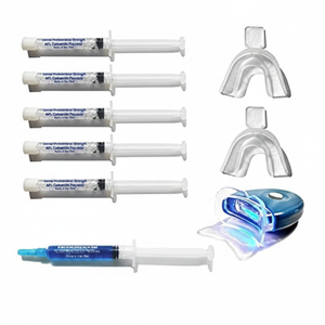 Global White Tis <b>Teeth</b> <b>Whitening</b> <b>Kit</b> with 35% Bleaching LED Accelerator Lights 1 Piece for Home Use - Product Image 1