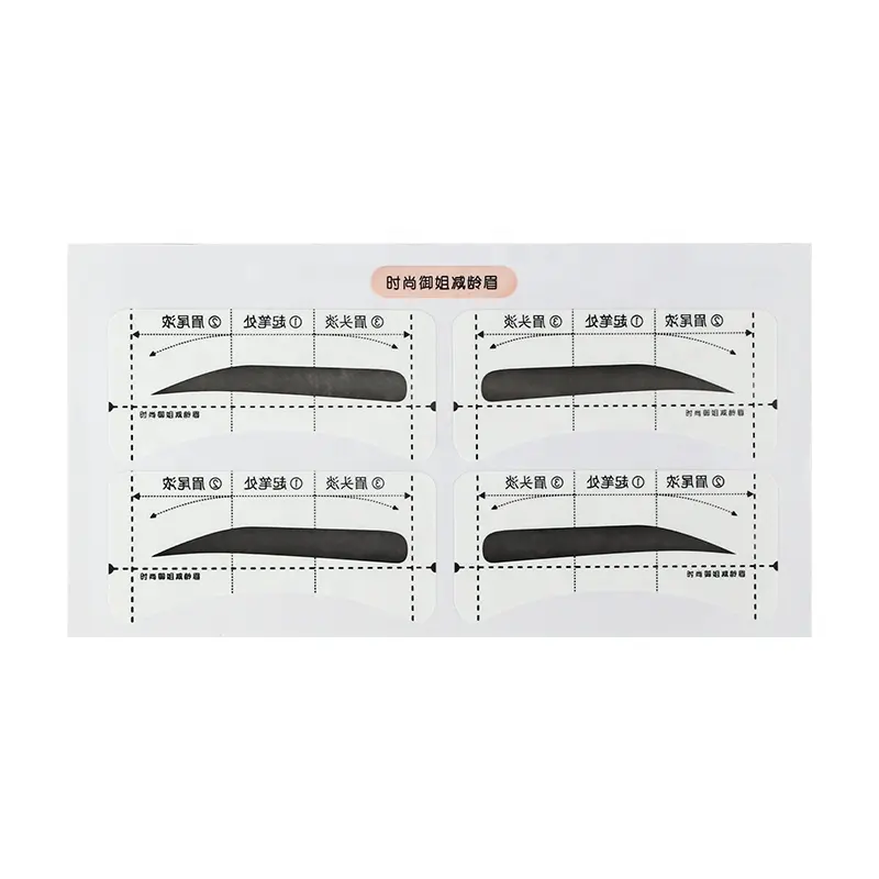 24 pairs/48 pairs Disposable Adhesive Eyebrow Shaping Stencil Template Brow Shaping Stencil Sticker Brow Stamp Eyebrow Stencils