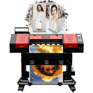 Factory Price Eco Solvent Printer 0.7M 1.3M 1.6M 1.8M 3.2M XP600/I3200 Print Head Vinyl Plotter Single Head Eco Solvent Printer