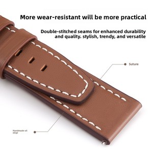 <span class=keywords><strong>Bracelet</strong></span> de <span class=keywords><strong>montre</strong></span> Lionorm à libération rapide en cuir microfibre pour Huawei Watch GT 4 3 2 Pro 22 mm, <span class=keywords><strong>bracelet</strong></span> sport souple et élégant - Product Image 2