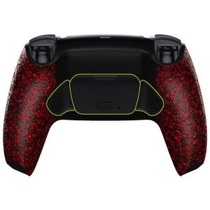 Kit rimappatura 2.0 rosso in gomma con scheda di aggiornamento + guscio posteriore ridisegnato + pulsanti posteriori per Controller PS5 - Product Image 1