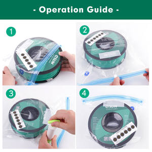 ชุดเก็บเส้นพลาสติก ESUN, ถุงซีลสูญญากาศสำหรับเส้นพลาสติกเครื่องพิมพ์ 3 มิติ ช่วยรักษาเส้นพลาสติกให้แห้ง 43 ชิ้น/ชุด - Product Image 4
