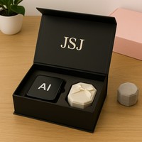 Boîte magnétique personnalisée avec logo, boîte à rabat magnétique, design pliable, boîte cadeau pour montre connectée, casque VR, étui de rangement