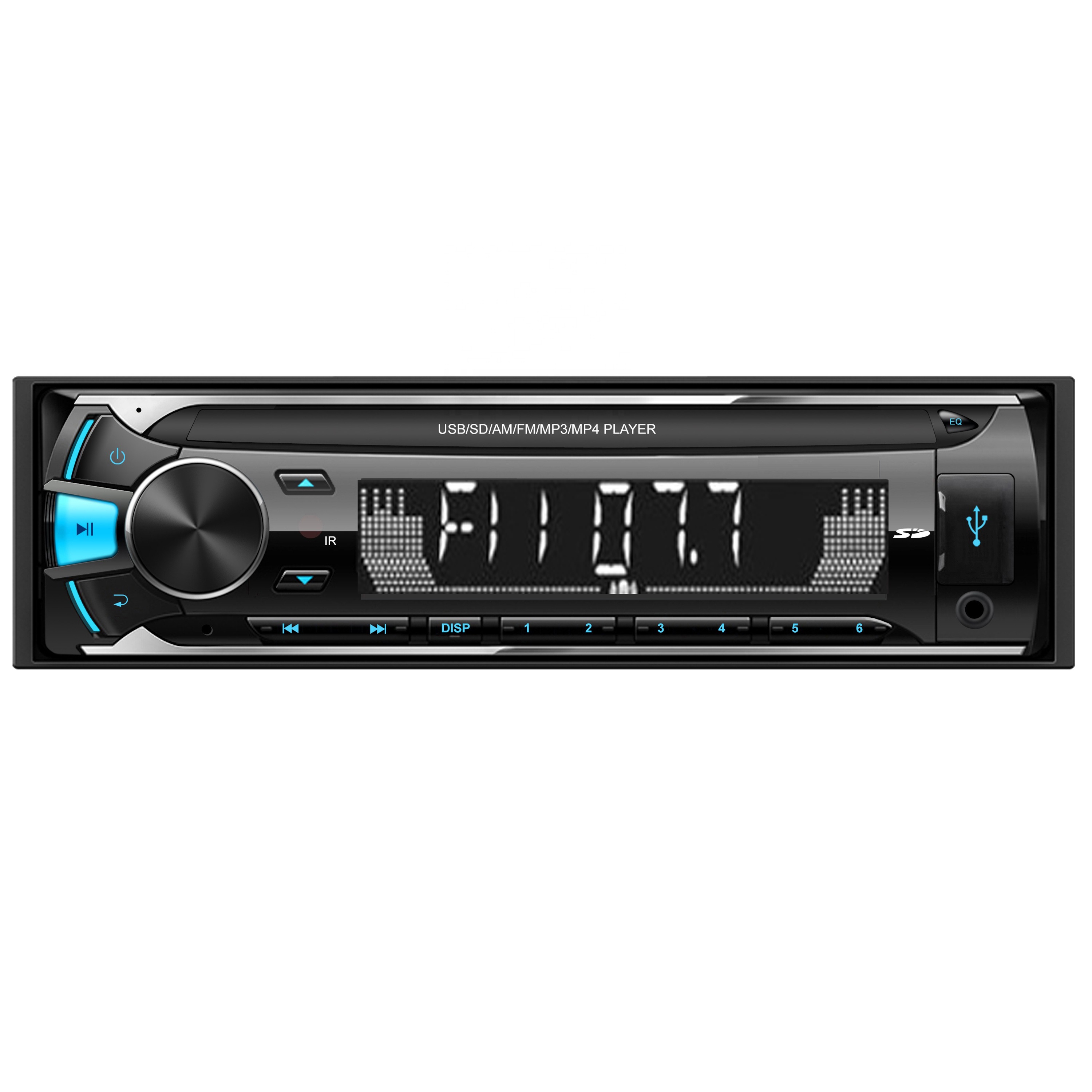 Car Mp3 Player With Fm Usb Tf Aux In 