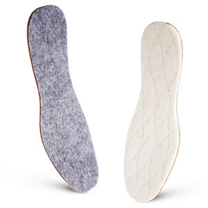 Inserts de chaussures en liège minces Semelles intérieures en laine à trois couches pour garder au chaud Semelles en feutre de liège Semelles de chaussures confortables - Product Image 1