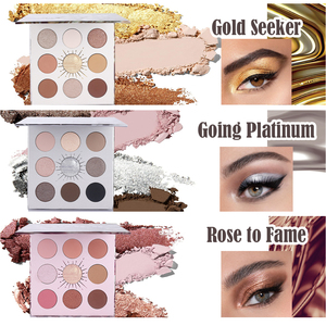 Paleta de Sombras de Ojos con Brillo Natural, Vegana, Mate, Personalizada, Colorida, Rica, con Destellos Metálicos - Product Image 2