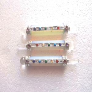 Vente en gros de pierres précieuses d'opale naturelle, bâton de guérison des sept chakras, pierre semi-précieuse faite à la main, 4,5-7 pouces, vente mondiale - Product Image 1