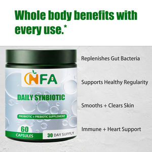 Capsules Synbiotiques Quotidiennes OEM ODM avec Mélange Probiotique pour la Santé Digestive Favorisant une Régularité Saine et une Peau Nette - Product Image 4