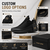 Sneakers pour hommes avec logo personnalisé, hauteur accrue de 7 cm, chaussures décontractées à talon invisible, marque privée OEM
