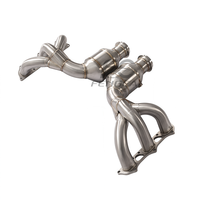 Header Manifold Knalpot High Flow 200CELL untuk Porsche 911 991.1 GT3 3.8L 4.0L Desain Equal Length dari Baja Tahan Karat 304, Upgrade