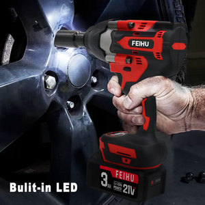 Juego <span class=keywords><strong>de</strong></span> llaves <span class=keywords><strong>de</strong></span> <span class=keywords><strong>impacto</strong></span> eléctricas DIY, herramientas recargables sin escobillas, <span class=keywords><strong>llave</strong></span> dinamométrica automática inalámbrica, destornillador eléctrico con batería <span class=keywords><strong>de</strong></span> 21V - Product Image 3