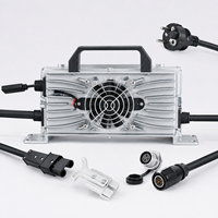 Chargeur de batterie au lithium NMC 21S 88,2V 15-20A pour chariot de golf 72V, chariot élévateur, vélo électrique, scooter, véhicule électrique, chargeur étanche