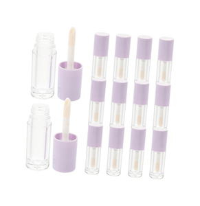 6ml Unique Cute Lip Gloss Tube Custom logo Big Wand Lip Gloss Tubes with Big <b>Brush</b> Lip Glaze <b>Bottle</b> - Product Image 1