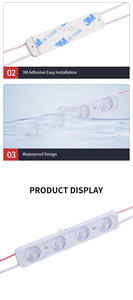 IP67 <b>12V</b> 2835SMD 3W 4LEDs <b>LED</b> Module 180° Beam for Advertising Sign and Light Box Lighting - Product Image 4