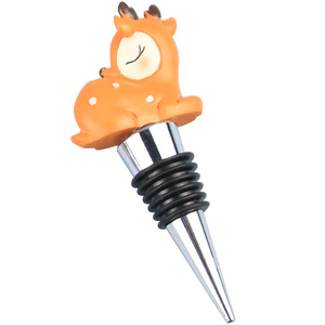 Christmas Themed Wine Bottle Stoppers Resin Santa Snowman Reindeer Tree Design For Holiday Decorations - Product Image 4