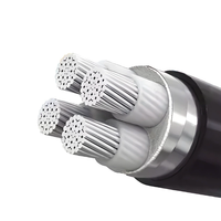 Cable de Alimentación de Aluminio YJLV de 3+2 Núcleos y 5 Núcleos, Cable de Aluminio Aéreo de Bajo Voltaje Estándar GB