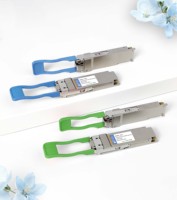 Módulo Transceptor Monomodo QSFP28 BIDI ZR4 de 100G para Larga Distancia (80km), Transmisión de 40km, 100GBASE-BX40-U