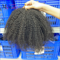 Extensions de cheveux humains vierges bouclés italiens doublement étirés, tresses au crochet Miracle Knots, vente en gros, 100 % cheveux humains pré-bouclés