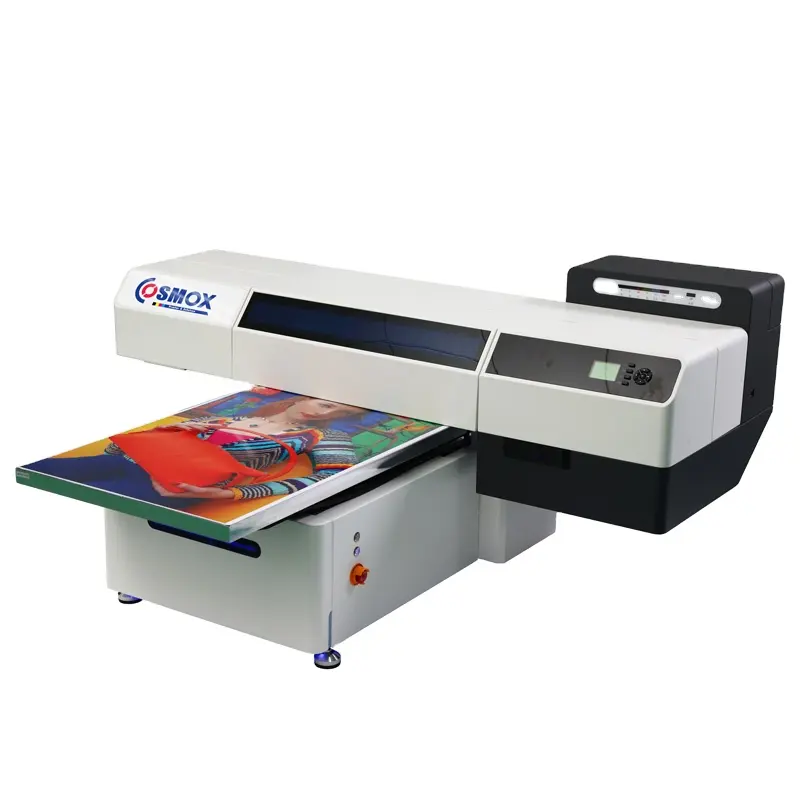 Fabriek Directe Levering Inkjet Kleine Roterende A1 Uv Flatbed Printer UV-Id-Kaart Printer Xp600 6090 Grootte
