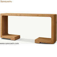 Moderner Massivholz-Konsolentisch Eingangsbereich Flurtisch Minimalistisches Design für Wohnzimmer Hotel Zuhause