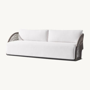 Sofagarnitur aus Seilgeflecht, Gartenmöbel für den Außenbereich, Freizeit, Balkon, 3-teiliges Set, Garten, kreativ, Hotel, Innenhof, Villa, Zimmer, Gartenmöbel - Product Image 4