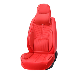 360 housses de siège de voiture en <span class=keywords><strong>cuir</strong></span> PVC tout compris 7 housses de siège de voiture taille universelle ensemble complet Deluxe - Product Image 4