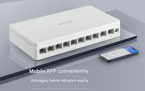 Enrutador <span class=keywords><strong>Gigabit</strong></span> PoE con CA integrado de 10 puertos Multi-WAN para componentes industriales, de 1 a 3, 1 de 2, 1 de 2, 2 - Product Image 6