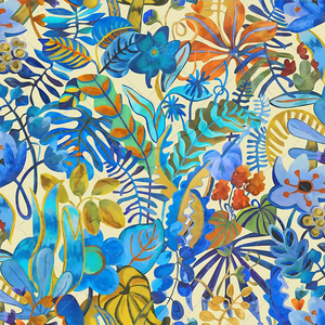 Tela Popelina Ligera y Transpirable de Algodón Orgánico Liberty 100% Puro de Primera Calidad, Estampada con Diseño Floral, para Vestidos - Product Image 4