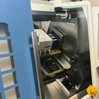 Tour CNC à banc incliné TCK6050, broche simple, portée de coupe 560 mm, longueur de travail 550 mm, commande KND 12 stations, machine de tournage robuste pour pièces métalliques