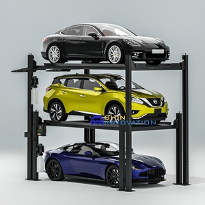 Hidrolik Tahrikli Çok Satan Özelleştirilmiş 3 Araçlık Otomatik Park Asansörü Sistemi 8 Direkli Araç İstifleyici Üçlü İstifleyici Garaj Ekipmanı - Product Image 2