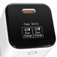 Chargeur Super Rapide 20W & 45W PD 3.0 GaN QC3.0 PPS Écologique USB-C pour Mac, Écouteurs et Appareil Photo