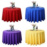 Nappes, linge de table et housses de table pour hôtels, restaurants, dîners et stands de restauration, avec bordure double festonnée, simple ou double couche