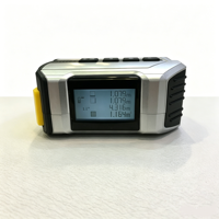 Télémètre laser 60M avec écran LCD, mesure de surface/volume, fonction Pythagore, niveau croisé, précision 2mm, batterie rechargeable, unités impériales et métriques
