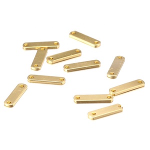 El damga takı kazınmış özel adı kelime yapma damgalı toptan küçük Metal giyim etiketleri - Product Image 2