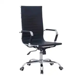 High Back Executive Boss PU Leather Office Chair Mobiliário de escritório ajustável a preço fábrica