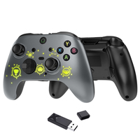 Manette Sans Fil 2.4 GHz pour Xbox One/S/X/PC/PS3/Android/Switch avec Lumière RGB, Bouton Turbo et Boutons Programmables